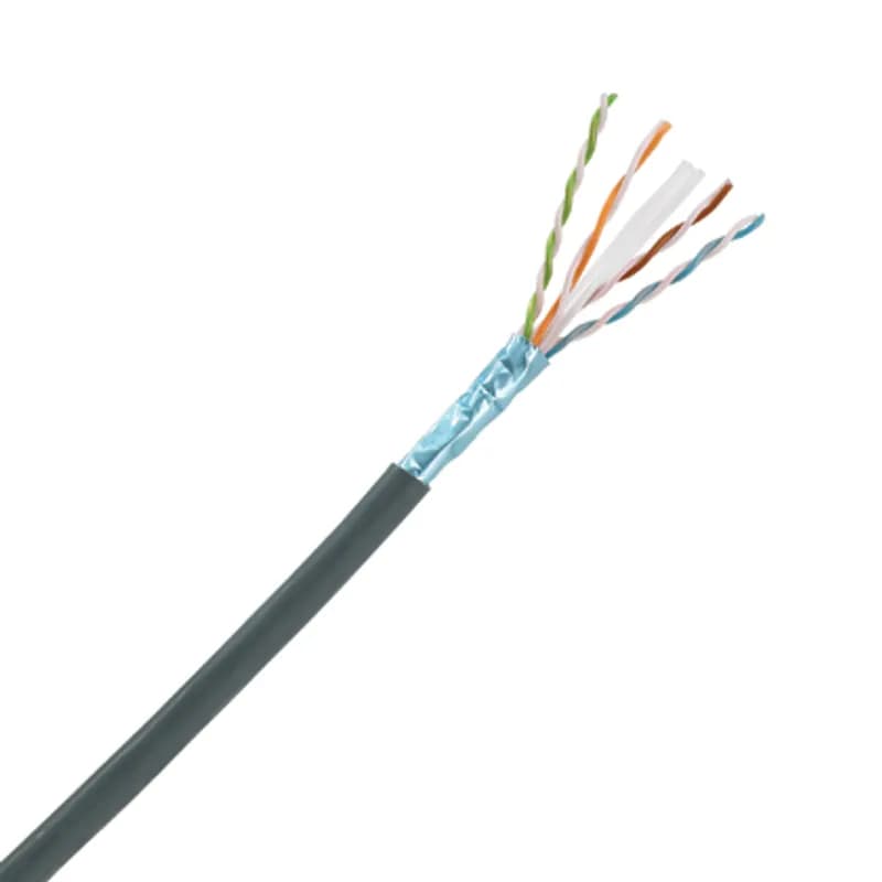 Panduit PUO6X04BL-CGZ - Category 6A OSP cable shall meet the ANSI/TIA-568.2-E Category 6A component Standard. The conductors shall be 23 AWG with polyolefin insulation. The cable shall have a gel-filled construction to prevent moisture migration in underground and wet applications and a wide temperature range for extreme weather environments. The copper conductors shall be twisted in pairs, separated by a pair separator, covered with an AXT barrier tape and a UV-resistant and abrasion-resistant polyethylene jacket.