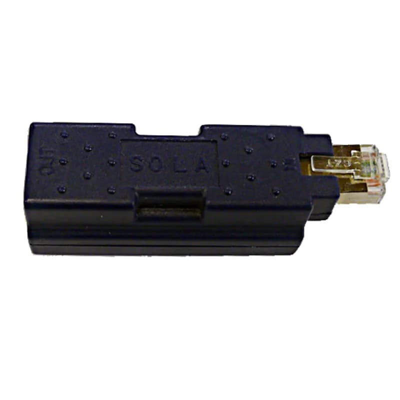 STC-POE Series, Category 5 and 6 Power-over-Ethernet Connectors, Male to Female Connection, Voltage 65 Vdc, Dimensions: 2.3 x 1.00x .80