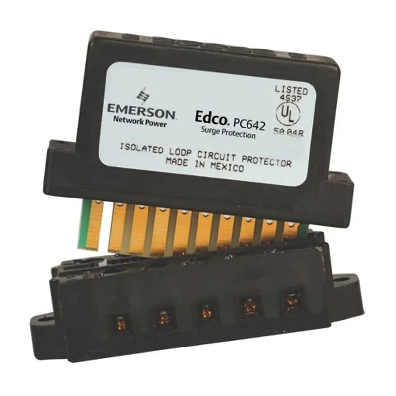 SolaHD PCB1B-WKEY - Gold-plated female terminal connector designed to mate with the PC642 module.