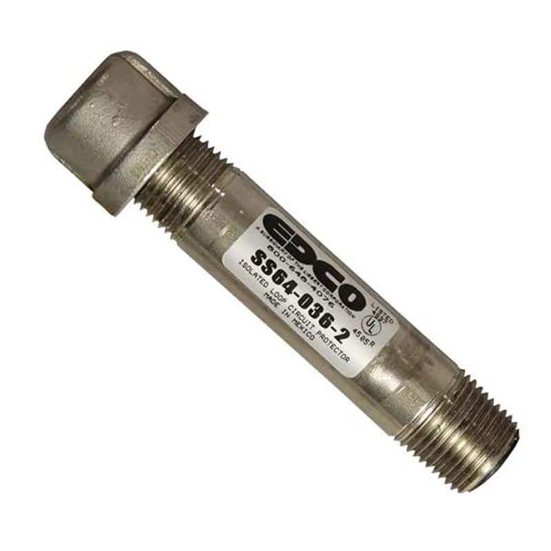 SolaHD SS64-036-2 - SS65 Series suppressors are designed for the water and wastewater industry. These multi-stage hybrid suppressors address over-voltage transients with gas tube and silicon avalanche technology. In addition, sneak and fault currents are mitigated with PTC devices which consist of solid-state resettable fuses.