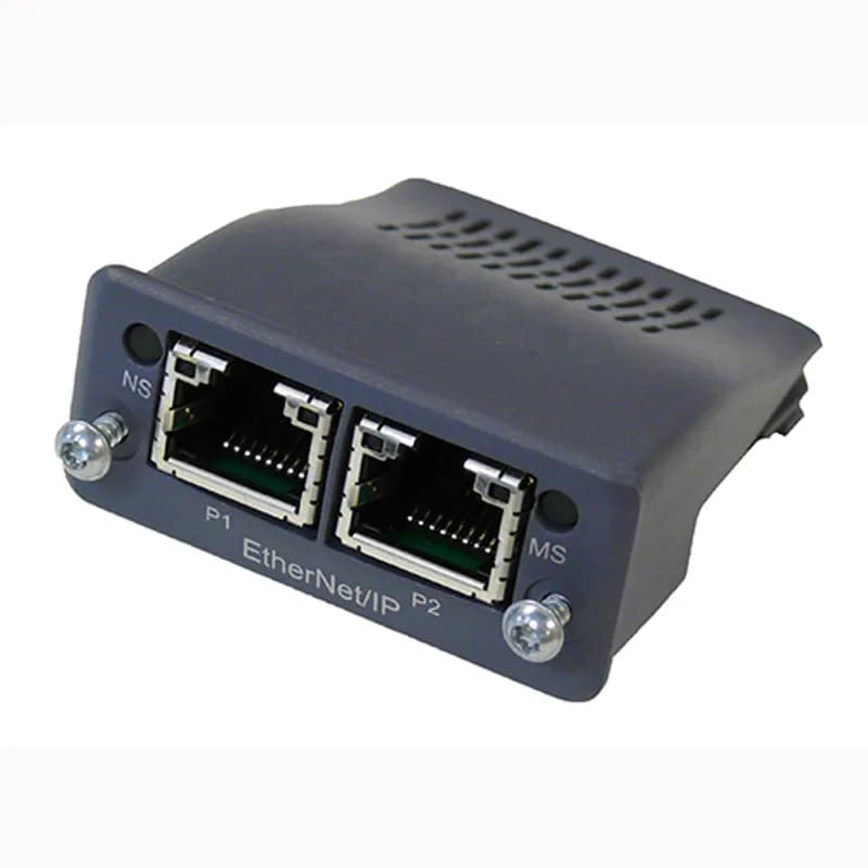 2 Port (RJ45) ODVA Compliant EtherNet/IP Communications Card for Industrial Ethernet Protocols