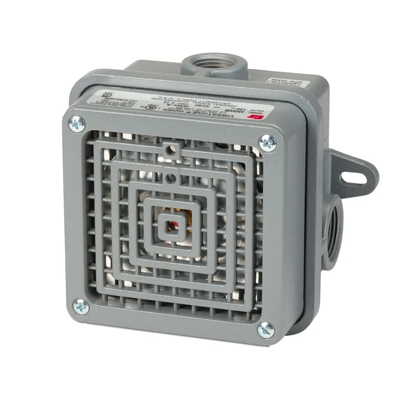 Federal Signal 350WB-240 - Vibratone Horn with Weatherproof Back Box, UL and cUL, 240VAC, Gray