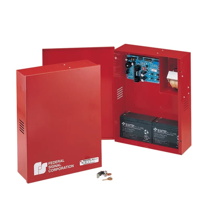 Power Supply, Standby, 24VDC Battery, 6 Amps, 120 or 240VAC Input, Red