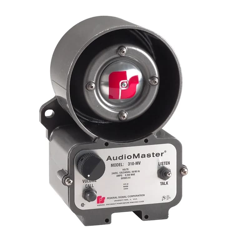 AudioMaster Two-Way Intercom, UL and cUL, Multi-voltage 24VDC or 120-240VAC