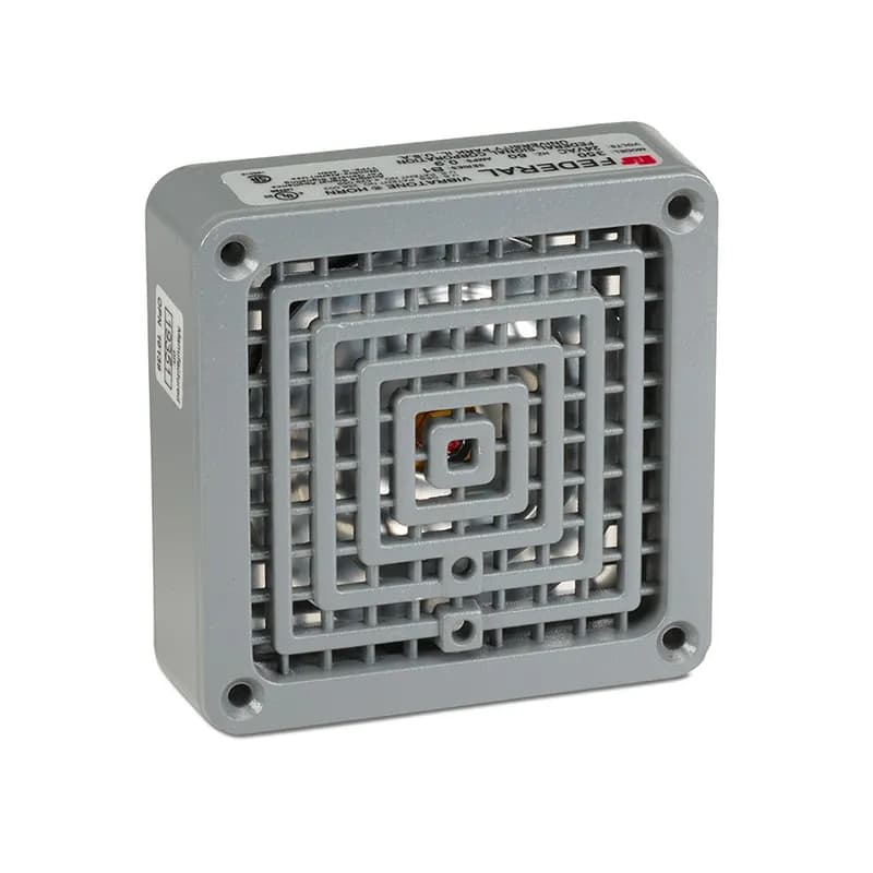 Federal Signal 350-240-30 - Vibratone Horn, UL and cUL, 240VAC, Gray