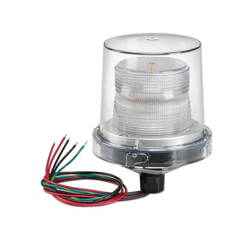 Federal Signal 224XSTHI-024C - Electraray Strobe Light, Supervised, Hearing Impaired, Hazardous Location, UL and cUL CID2, 24VDC, Amber