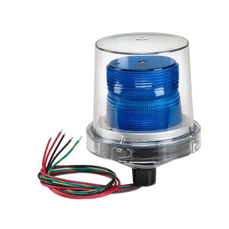 Electraray Strobe Light, Supervised, Hazardous Location, UL and cUL CID2, 24VDC, Blue