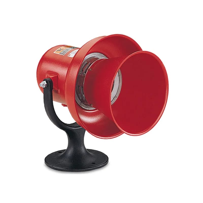 Federal Signal A-120 - Siren, Electromechanical, UL and cUL, 120VAC/DC, Red