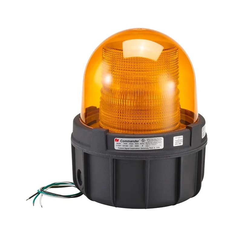 Federal Signal 371DST-012-024A - Commander Double Strobe Light, Hazardous Location, UL and cUL CID2, 12-24VDC, Amber