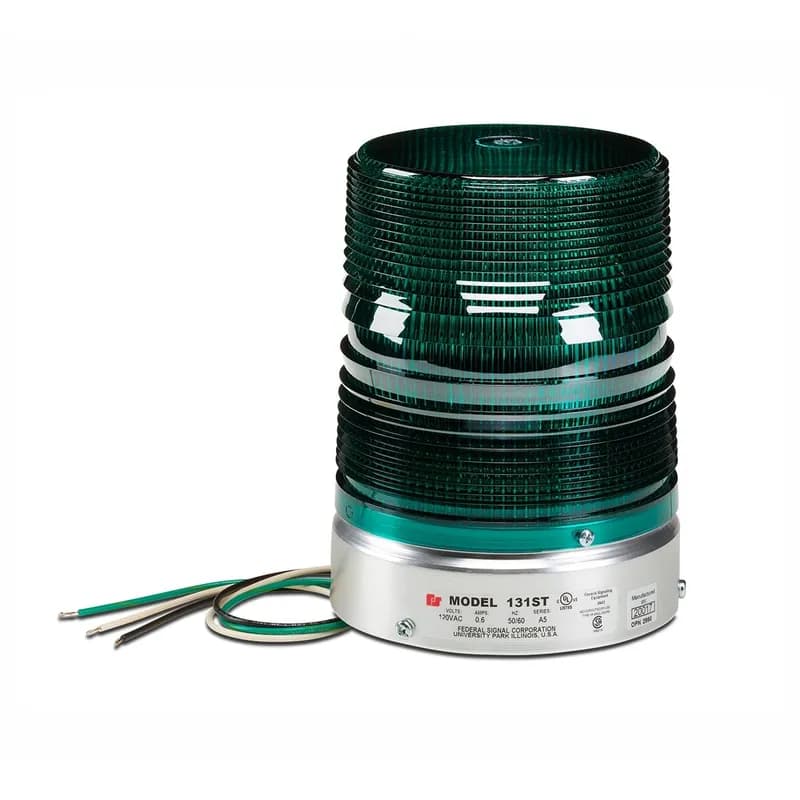 Federal Signal 131ST-120G - Starfire Strobe Light, UL and cUL, 120VAC, Green