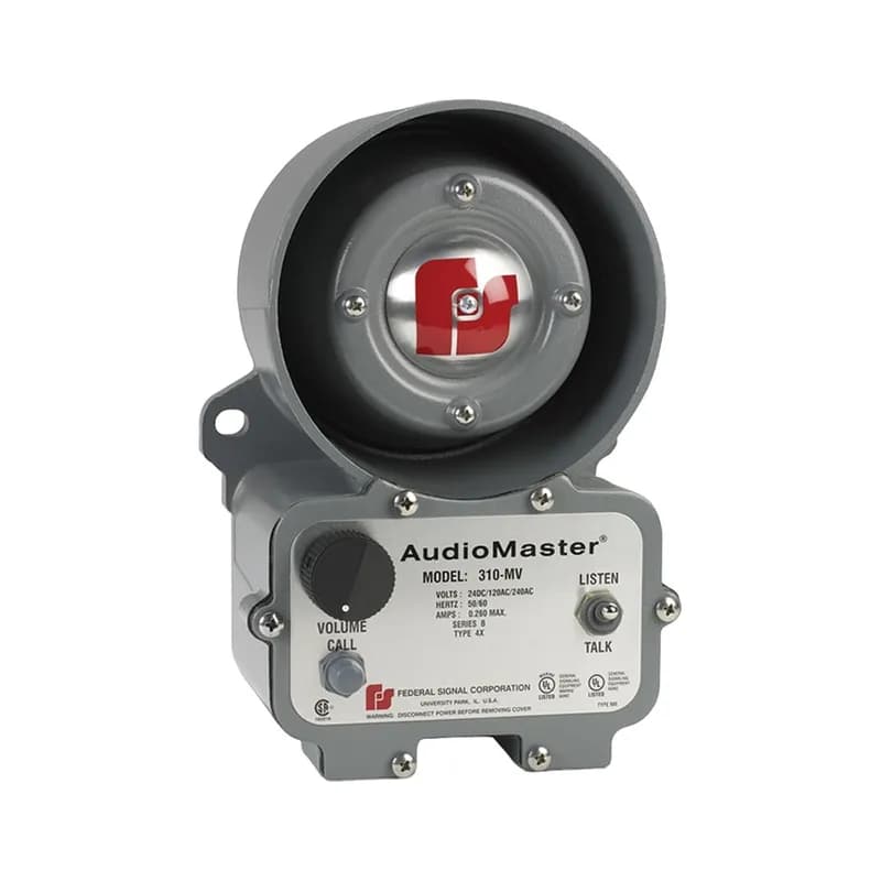 AudioMaster Two-Way Intercom, Hazardous Location, UL and cUL CID2, Multi-voltage 24VDC or 120-240VAC