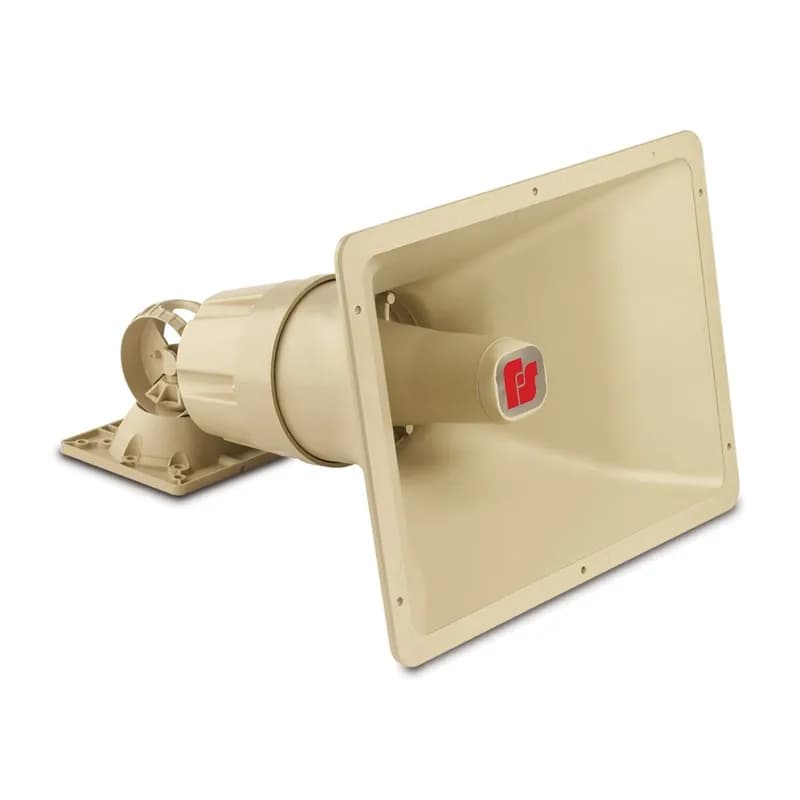 Federal Signal AM30T - AudioMaster Public Address Speaker, 30W, Transformer Coupled, Swivel Mount, Beige