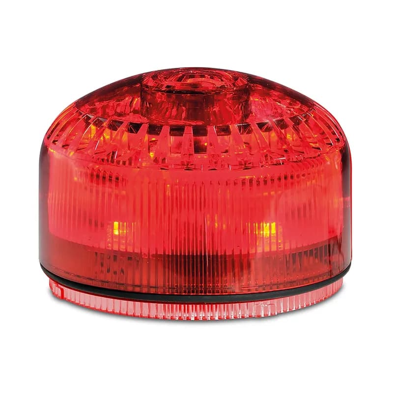 StreamLine Modular Audible Visual LED Light, Multifunctional, UL and cUL, Red, Base Sold Separately