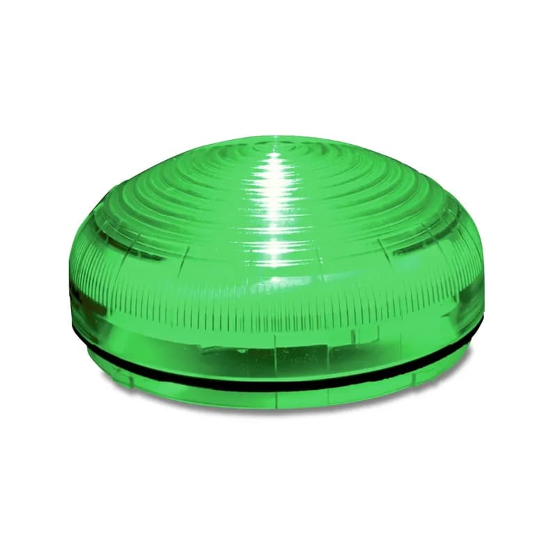 StreamLine Modular LED Light, Low Profile, UL and cUL, Fresnel Lens, Green, Base Sold Separately