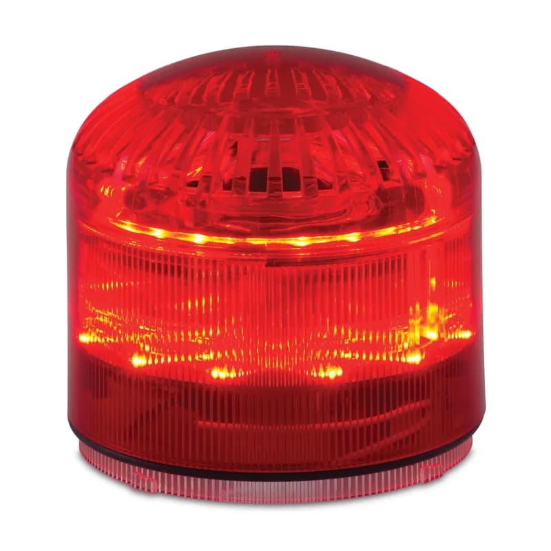 StreamLine Modular Audible Visual LED Light, High Output, Multifunctional, UL and cUL, Red, Base Sold Separately