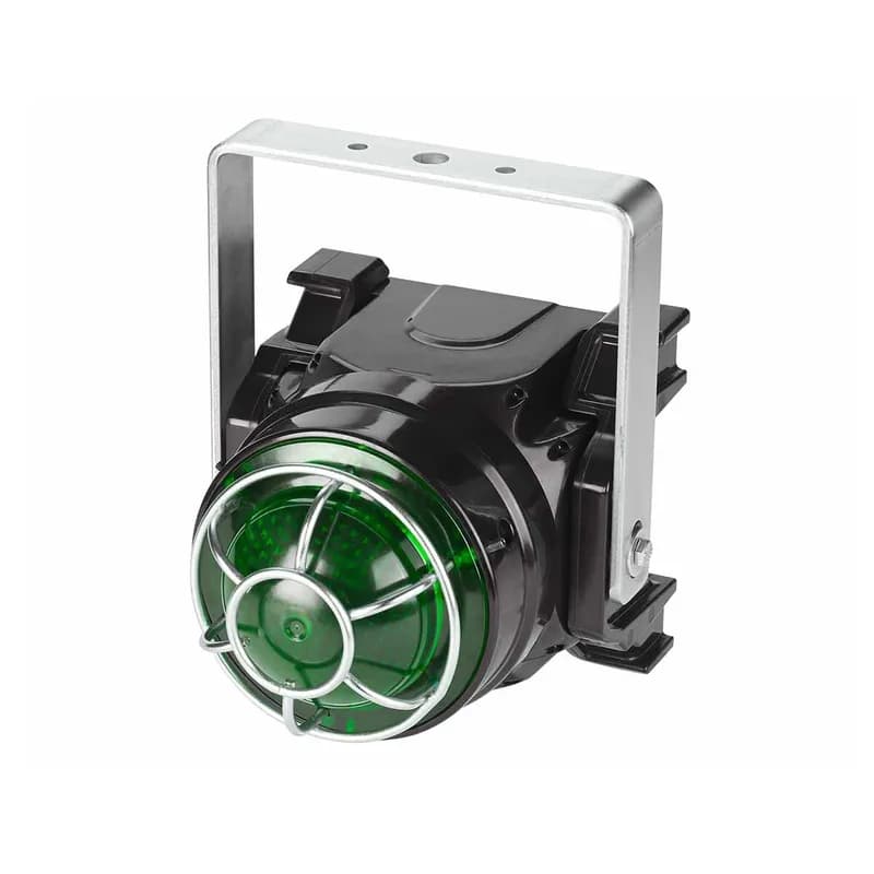 Global Series LED Light, Hazardous Location, UL and cUL CID2, Zone Listed, 24VDC, Ex d U-Bracket Mount, Green