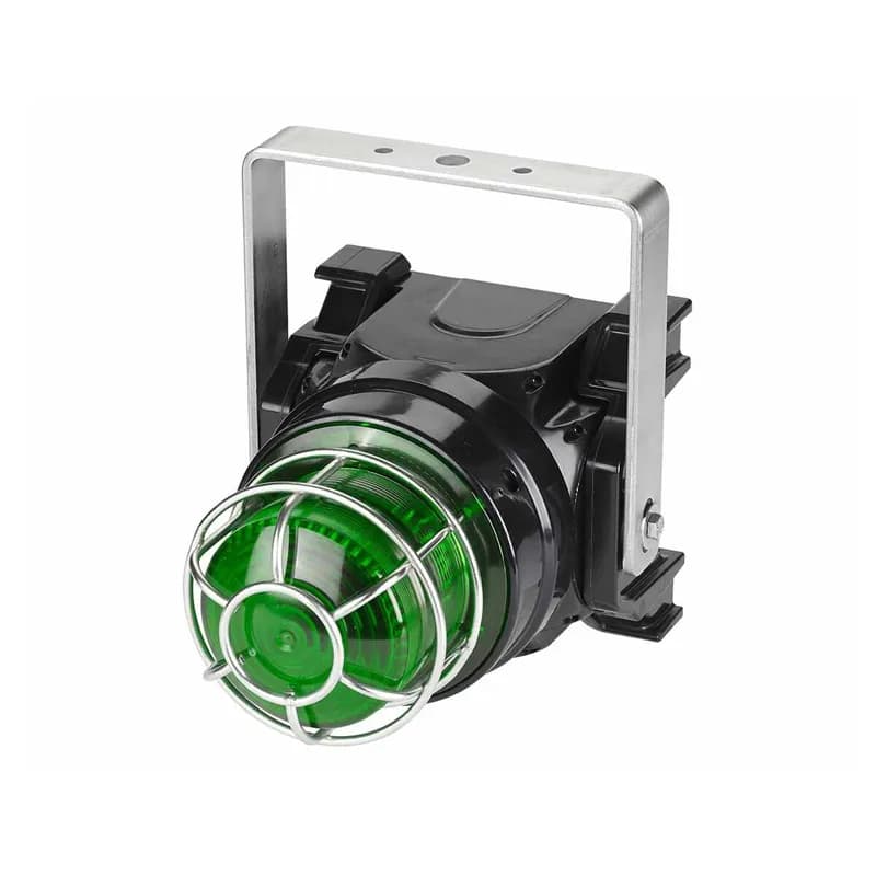 Federal Signal G-LED-DC-T-G-H - Global Series LED Light, Hazardous Location, UL and cUL CID2, Zone Listed, 24VDC, Ex d U-Bracket Mount, High-Profile Lens, Green