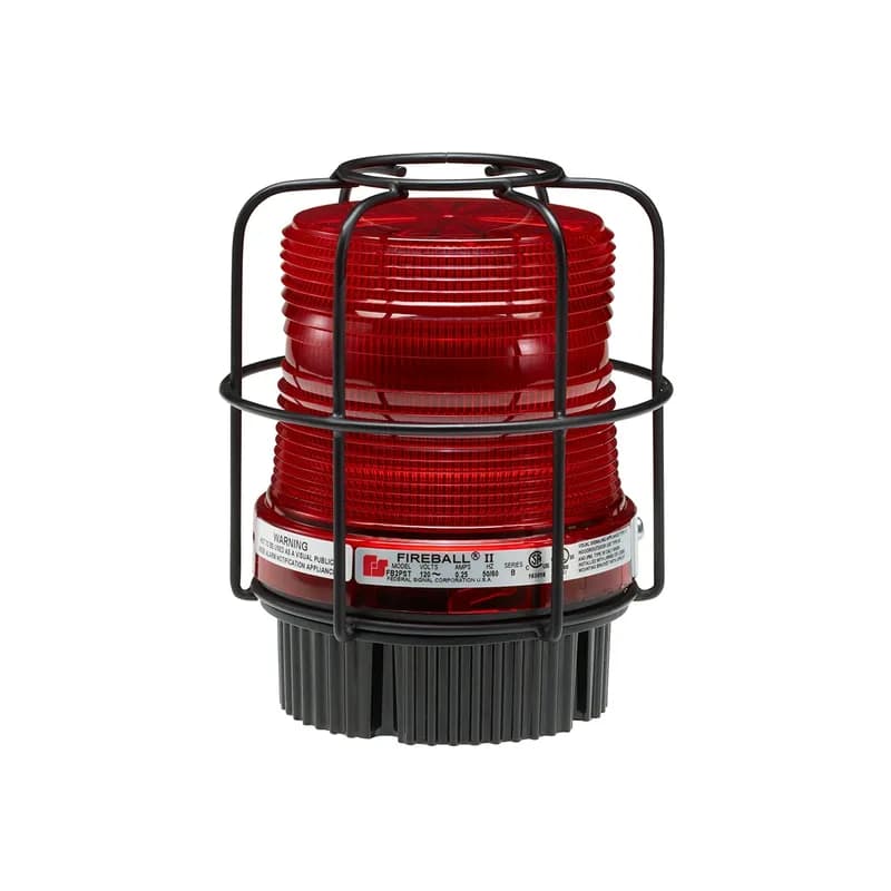 Fireball LED, CIZ2, 12-24VDC, Surface/Pipe Mount, Red