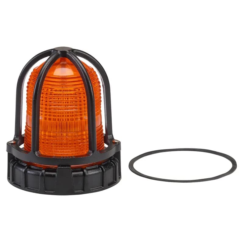 Federal Signal K8449078C-01 - Dome And Ring Assembly With Gasket, Amber, 151XST, 154XST, 191XL, 191XL-CN