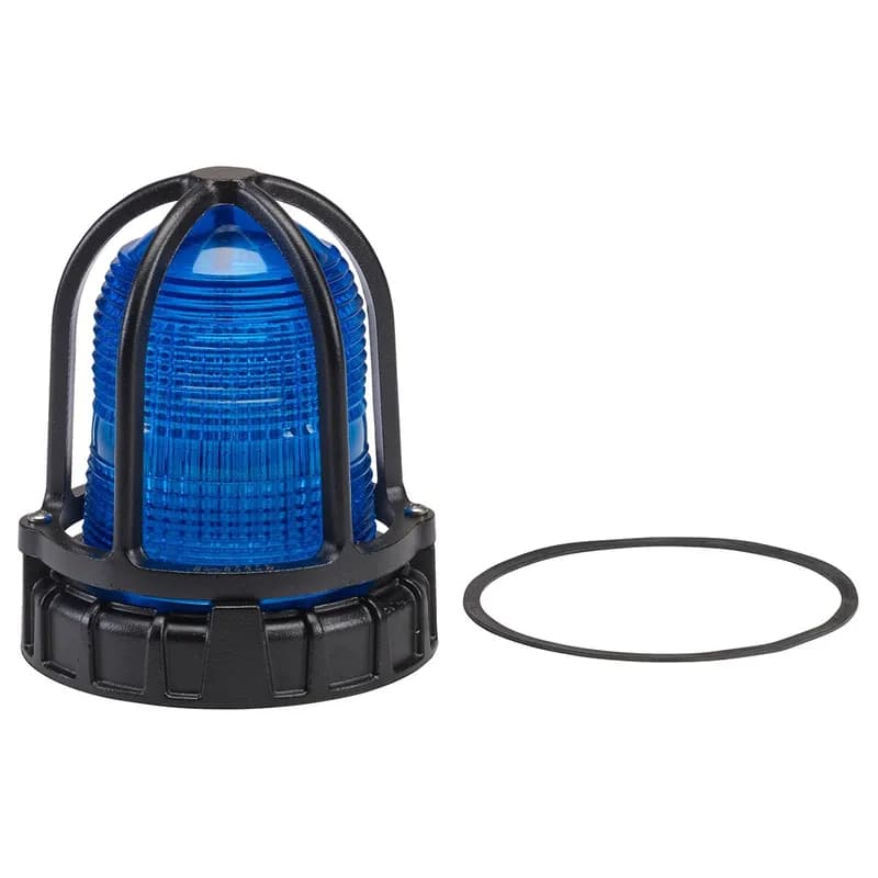 Federal Signal K8449078C-06 - Globe Ring Assembly With Gasket, Blue, 151XST, 154XST, 191XL, 191XL-CN