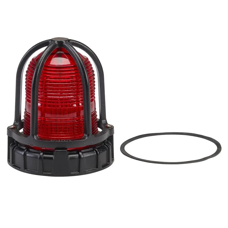 Federal Signal K8449078C - Dome And Ring Assembly With Gasket, Red, 151XST, 154XST, 191XL, 191XL-CN