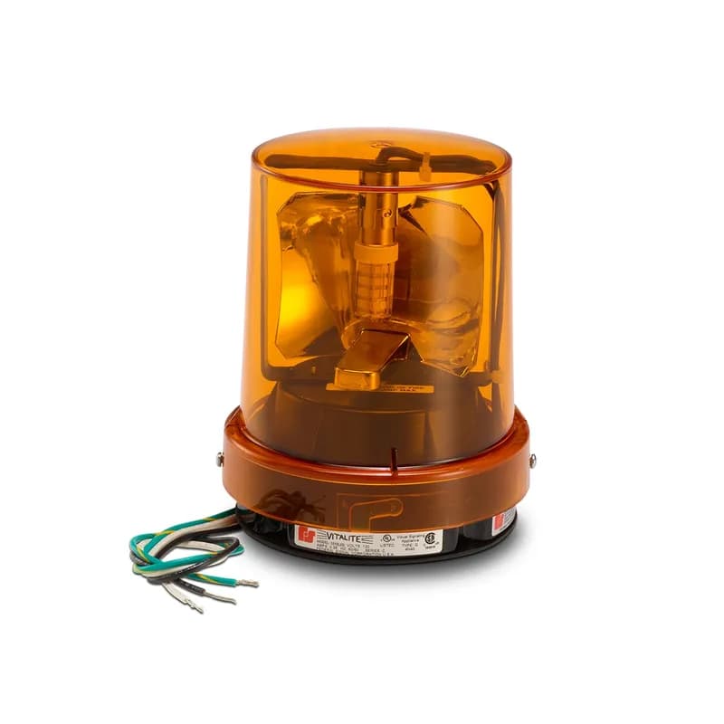 Vitalite, Rotating LED, UL and cUL, 24VDC, Amber