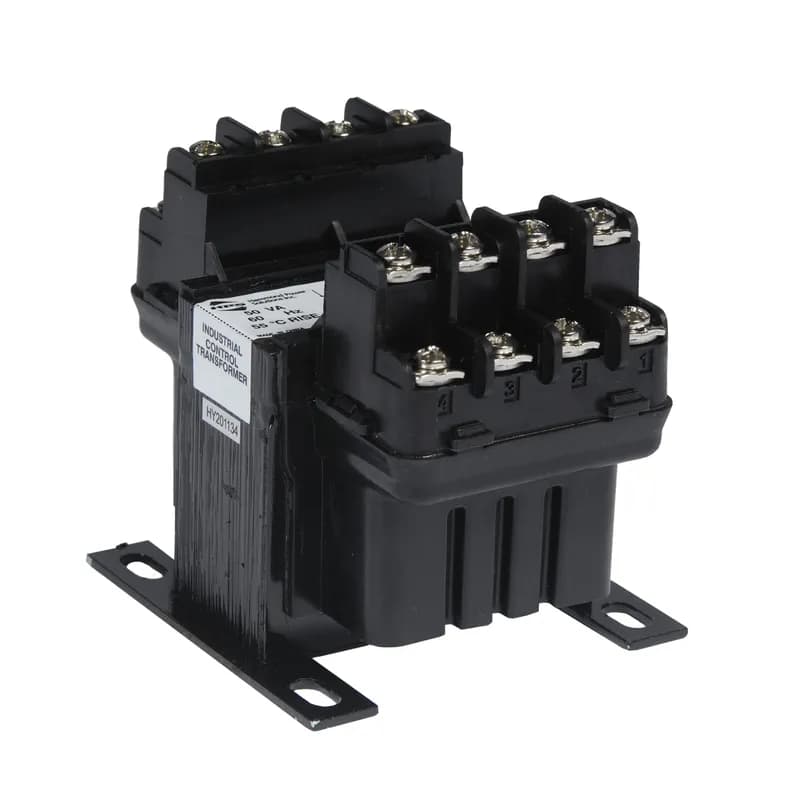 Machine Tool Rated Molded Industrial Control Transformer, 120x240 PV, 12x24 SV, 50VA
