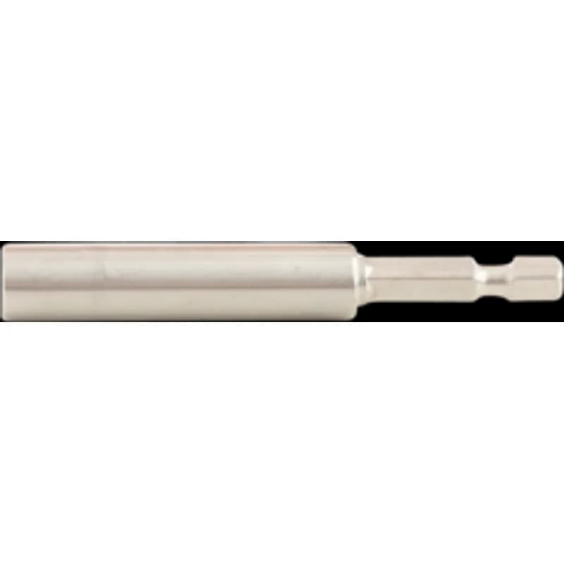 Minerallac Company 39018 - Magnetic bit holder for 1/4" bits. It has a steel holder material and a hex shank shape. Overall length is 3" with a 1-1/8" shank length and 1/4" tip size.