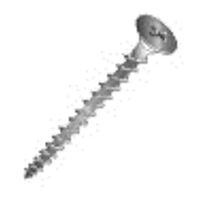 This is a drywall screw with a bugle head, twinfast coarse threads, and a sharp point. It is made of steel with a yellow zinc plated finish. The screw is size 6 and measures 2-1/4 inches long, with a #2 Phillips drive and a head diameter of 0.331 inches.