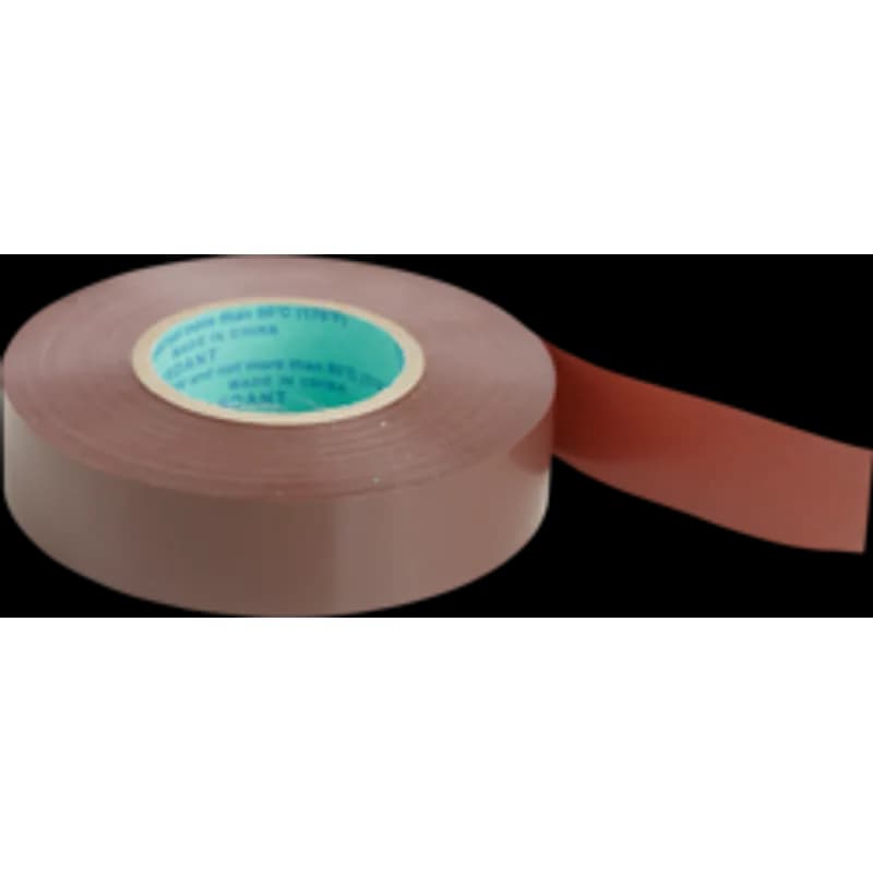 This is a general-purpose vinyl electrical tape in brown for phase color coding. It is 3/4 inch wide and 60 feet long, with a thickness of 7 mil. The tape is intended for wire identification and for electrical conduit, circuit wires, motor leads, splices, and terminations.