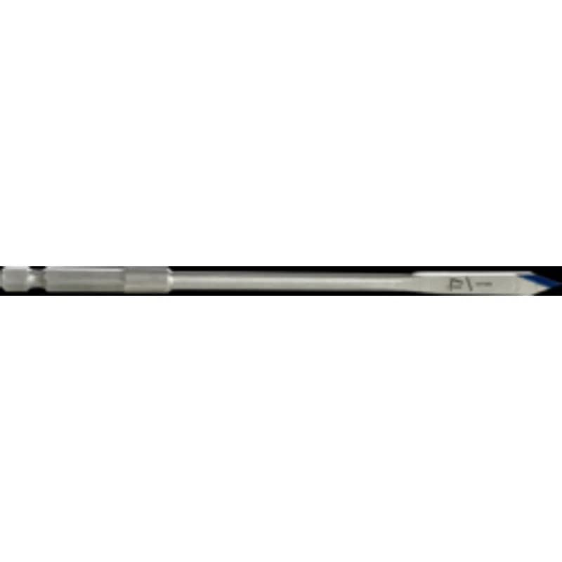 Minerallac Company 85007 - A wood spade bit for fast, clean holes with reduced break out for through-hole drilling or countersinking. It is made of steel with a polished finish. The bit size is 7/16" x 6", with a 0.437" bit diameter, 6.000" overall length, 1/4" shank size, hex shank, and 3 points.