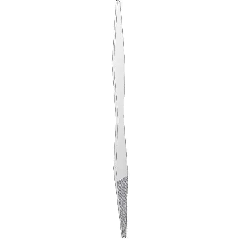 Minerallac Company 09382 - A 7-inch auger sharpening file for use in sharpening auger bits. It is 7/16 inch wide and 7/64 inch thick. The sheet lists it as a sharpening file.