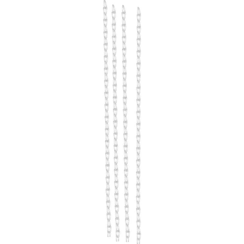 Minerallac Company 74013SS - A general utility jack chain for multiple applications such as porch swings, children's swings, animal chains, and light fixtures. It is a double loop tenso chain made of steel with a zinc plated finish. The chain is 100 ft long and has a working load limit of 90 lb.