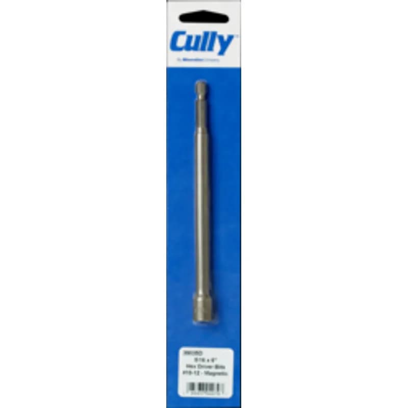 Minerallac Company 39035D - This is a Hex Tek driver bit for #10-12 screws. It is made of steel and has a magnetic tip. The bit has a 5/16" drive size, a 1" shank size, and a 6" length.