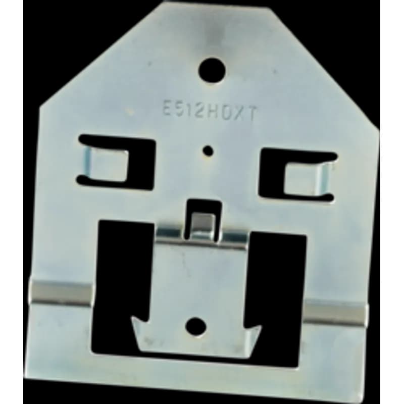 This is a box support extension for a heavy duty T-BAR box bracket (TBARHD). It is made of pre-galvanized steel with a silver finish. The listed dimensions are 3-3/4 in. height, 3-1/4 in. width, and 1/4 in. depth.