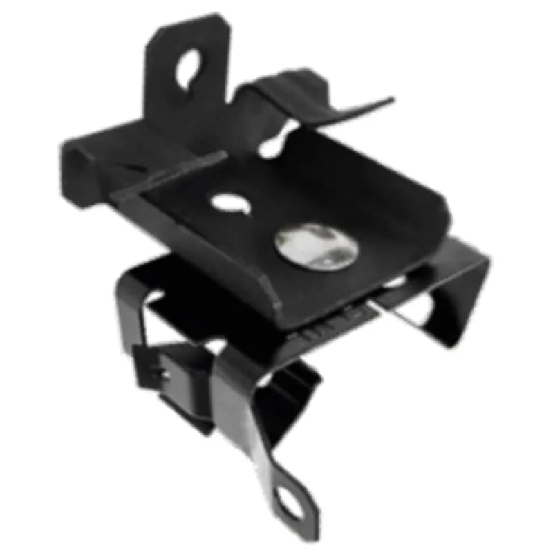 Minerallac Company BC516MC2 - 14-2 thru 10-3 MC/AC Support Clip, Double Run, with Hammer On Beam Clamp, Fits 5/16-1/2" Flange, Spring Steel