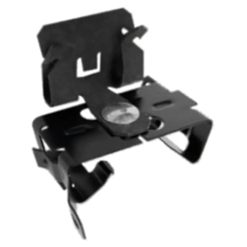 Minerallac Company SFC516MC2 - 14-2 thru 10-3 MC/AC Support Clip, Double Run, with Hammer On Flange Clamp, Fits 5/16-1/2" Flange, Spring Steel
