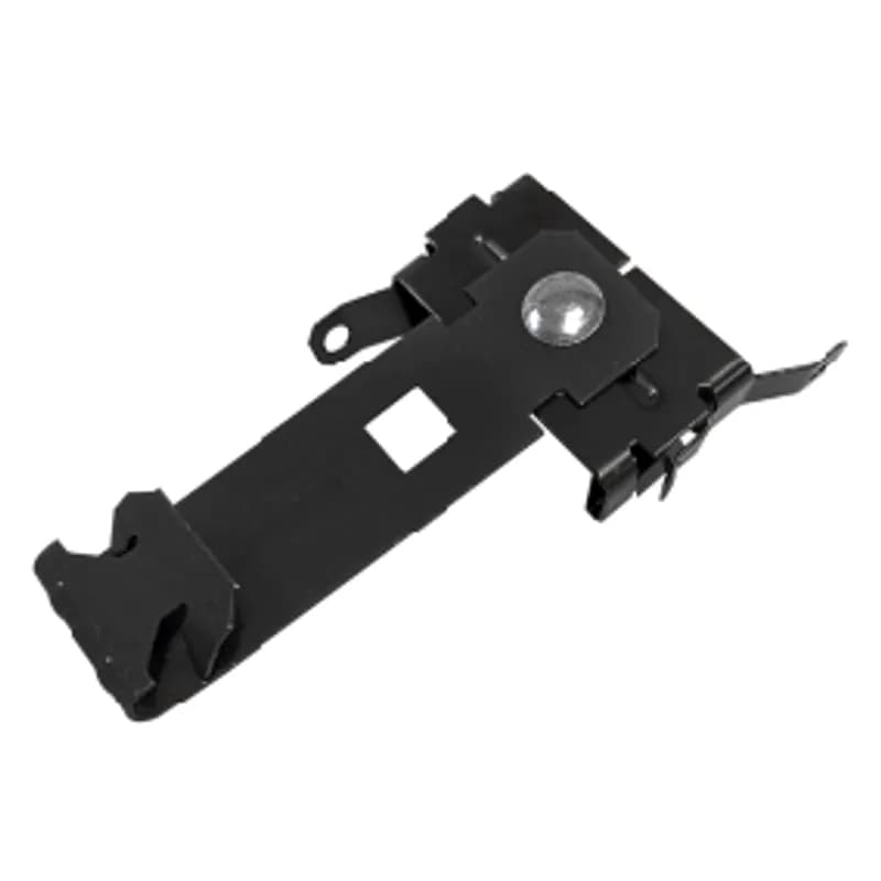 Minerallac Company VBCMC2 - 14-2 thru 10-3 MC/AC Support Clip, Double Run, with Hammer On Vertical Flange Hanger, Fits 1/16-1/4" Flange (C Purlin 13 to 16 Gauge), Spring Steel