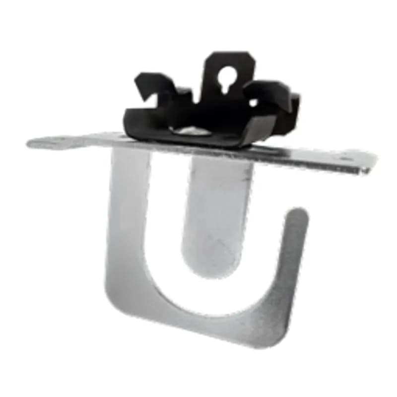 Minerallac Company BC18MCS100 - 14-3 thru 10-2 (0.430 - 0.560" O.D.) MC/AC Support Bracket, Fits Up to 8 Cables, with Hammer On Beam Clamp, Fits 1/8-1/4" Flange, Spring Steel