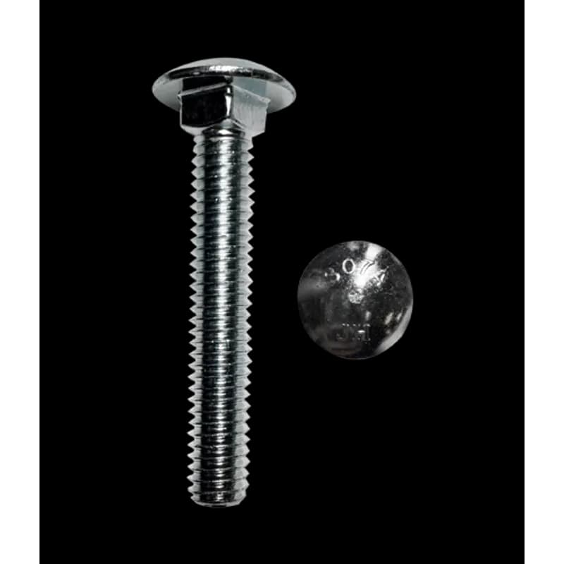 Minerallac Company 55372 - 5/16-18 x 4-1/2" Carriage Bolts, Zinc Plated