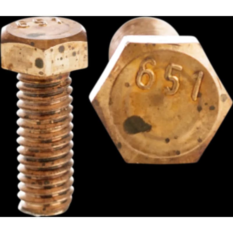 Minerallac Company 54428 - This is a 3/8-16 x 1-3/4 inch hex head cap screw. It is made of silicon bronze with a coarse thread. The head is hex head with a 9/16 inch width and 15/64 inch height.