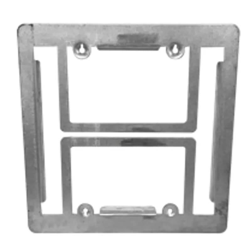 Minerallac Company WB2 - Double Gang Low Voltage Mounting Bracket (Class 2 wiring), Mounts Standard Low Voltage Wall Plates without Electrical Box, Pre-Galvanized