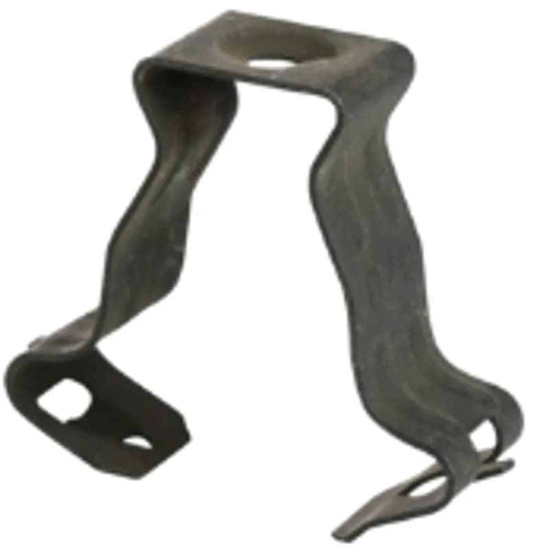 Minerallac Company KC114T - Closed Conduit Clip with 1/4"-20 Thread Impression, Fits 1-1/4", Squeeze Closed to Engage Locking Tab, Spring Steel