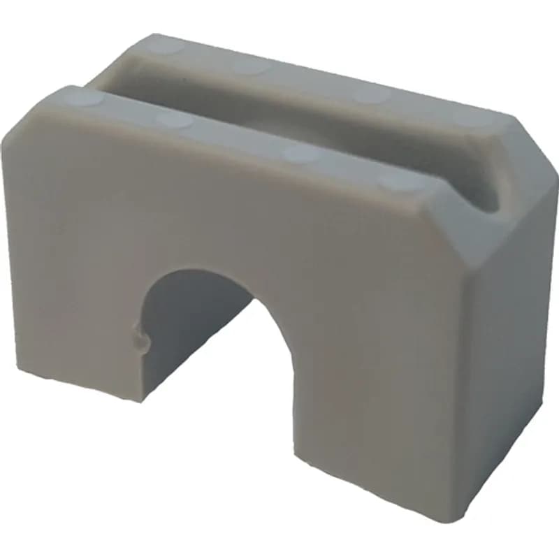 Minerallac Company DRIVESTOP4 - Plastic Drive Stop® for 7/16" Cable (#4 Wire), Gray