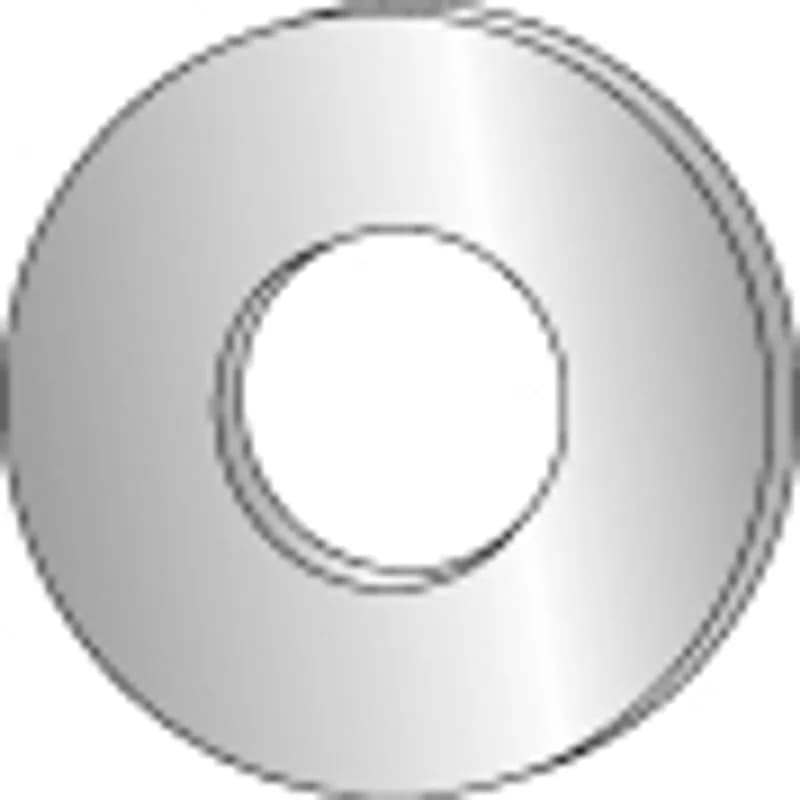 Minerallac Company 40329J - 5/16" USS Flat Washers, Medium Carbon, Yellow Zinc CR+6, Thru-Hardened For Grade 5 and Grade 8 applications, Jar