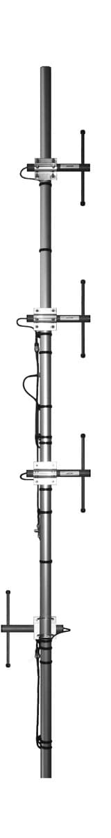 CompleTech CA450N4 - cardioid pattern notch - Frequency range: 440-475 MHz - Gain: 8 dBi - Polarization: vertical - Connector: N-/TNC-female - VSWR: <1.5 - Radome: ABS/FG PU foam - Radiator material: copper - Mounting: 35-60 mm diameter pole - Wind load: 128 N