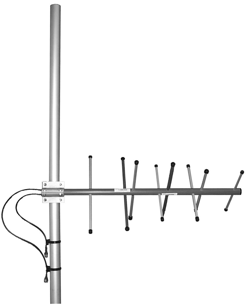 cross-polarized yagi - Frequency range: 703-803 MHz - Gain: 8/8 dBi - Polarization: dual/circular - Connector: N-/ 7/16-female - VSWR: <1.5 - Radome: ABS/FG PU foam - Radiator material: copper - Mounting: 35-60  mm diameter pole - Wind load: 62 N