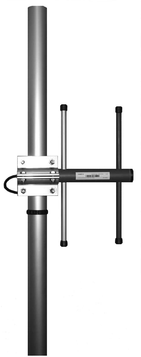 CompleTech CA350Y - directional yagi - Frequency range: 336-364 MHz - Gain: 6 dBi - Polarization: vertical/horizontal - Connector: N-/ TNC-/ 7/16-female - VSWR: <1.5 - Radome: ABS/FG PU foam - Radiator material: copper - Mounting: 35-60 mm diameter pole - Wind load: 44 N
