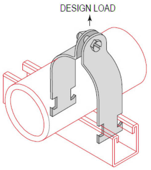 CONDUIT STRUT CLAMP RIGID 8 SS