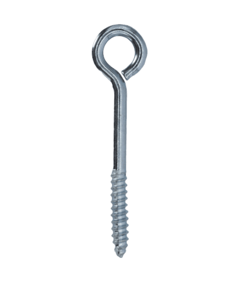 Minerallac Company 66466J - This is a steel screw eye for light-duty applications, designed to attach cables or rope to surfaces. It has a 1/4" size, a 3-3/4" length, and a zinc plated finish. The eye diameter is 1/2" inside.